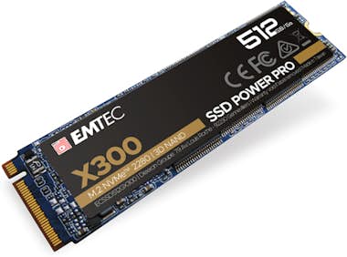 Emtec Emtec X300 M.2 512 GB PCI Express 3.0 3D NAND NVMe Emtec Emtec X300 M.2 512 GB PCI Express 3.0 3D NAND NVMe
