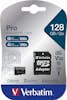 Verbatim Verbatim Pro 128 GB MicroSDXC UHS-I Clase 10 Verbatim Verbatim Pro 128 GB MicroSDXC UHS-I Clase 10