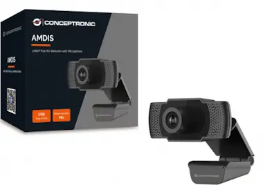 Conceptronic Conceptronic AMDIS01B cámara web 2 MP 1920 x 1080 Conceptronic Conceptronic AMDIS01B cámara web 2 MP 1920 x 1080