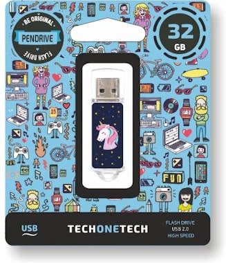 Tech1tech TECH1TECH Unicornio dream unidad flash USB 32 GB U Tech1tech TECH1TECH Unicornio dream unidad flash USB 32 GB U