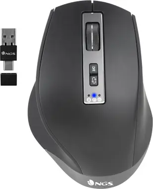 NGS NGS BLUR-RB ratón mano derecha Bluetooth+USB Type- NGS NGS BLUR-RB ratón mano derecha Bluetooth+USB Type-