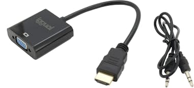 iggual iggual Adaptador HDMI a VGA + audio (3.5 mm) iggual iggual Adaptador HDMI a VGA + audio (3.5 mm)