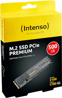 Intenso Intenso SSD 500GB Premium M.2 PCIe PCI Express 3.0 Intenso Intenso SSD 500GB Premium M.2 PCIe PCI Express 3.0