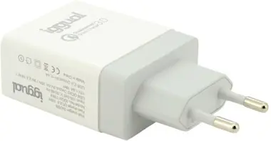 iggual iggual Cargador 2xUSB carga rápida QC3.0 30W iggual iggual Cargador 2xUSB carga rápida QC3.0 30W