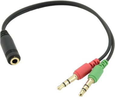 iggual iggual Adaptador Jack 3.5mm 1 hembra a 2 macho iggual iggual Adaptador Jack 3.5mm 1 hembra a 2 macho