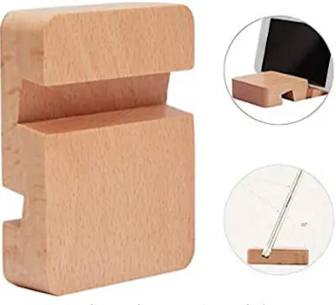 Eacktech Soporte Móvil de madera de sobre mesa Eacktech Soporte Móvil de madera de sobre mesa