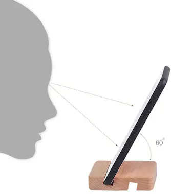 Eacktech Soporte Móvil de madera de sobre mesa Eacktech Soporte Móvil de madera de sobre mesa