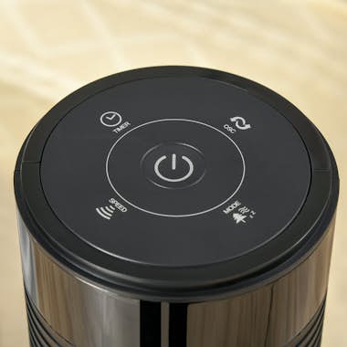 HOMCOM Ventilador de Torre 96 cm 45W con Mando a Distanci HOMCOM Ventilador de Torre 96 cm 45W con Mando a Distanci