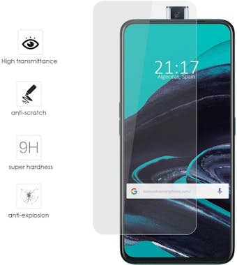 Tumundosmartphone Protector Cristal Templado para Oppo Reno 2Z Vidri Tumundosmartphone Protector Cristal Templado para Oppo Reno 2Z Vidri