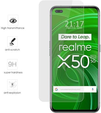 Tumundosmartphone Protector Cristal Templado para Realme X50 Pro 5G Tumundosmartphone Protector Cristal Templado para Realme X50 Pro 5G