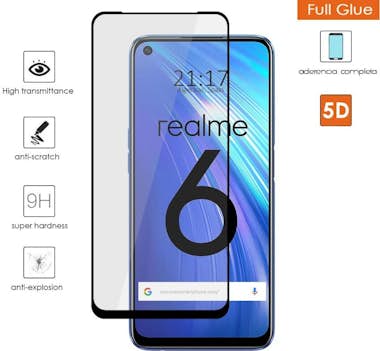 Tumundosmartphone Protector Cristal Templado Completo 5D Full Glue N Tumundosmartphone Protector Cristal Templado Completo 5D Full Glue N