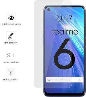 Tumundosmartphone Protector Cristal Templado para Realme 6 Vidrio Tumundosmartphone Protector Cristal Templado para Realme 6 Vidrio