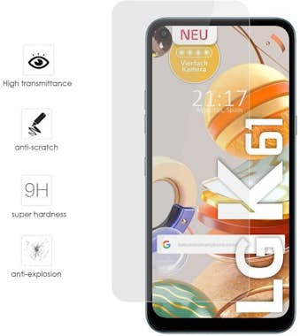 Tumundosmartphone Protector Cristal Templado para Lg K61 Vidrio Tumundosmartphone Protector Cristal Templado para Lg K61 Vidrio