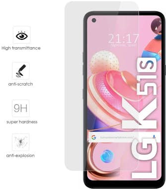 Tumundosmartphone Protector Cristal Templado para Lg K51s Vidrio Tumundosmartphone Protector Cristal Templado para Lg K51s Vidrio