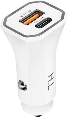 Avizar Cargador Coche 2 Puertos USB 3.0 USB-C Power Deliv Avizar Cargador Coche 2 Puertos USB 3.0 USB-C Power Deliv