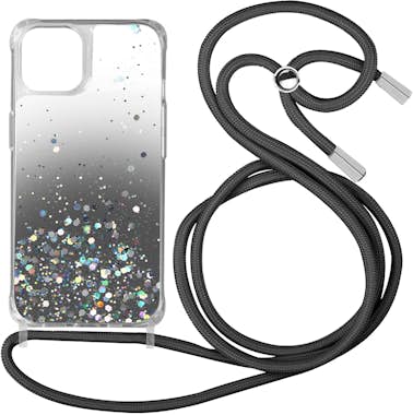 Avizar Funda iPhone 13 Purpurina Correa Extraíble - Degra Avizar Funda iPhone 13 Purpurina Correa Extraíble - Degra