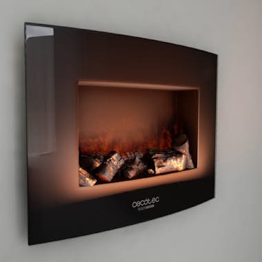 Cecotec ReadyWarm 2200 Curved Flames, Chimenea eléctrica Cecotec ReadyWarm 2200 Curved Flames, Chimenea eléctrica