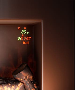 Cecotec ReadyWarm 2200 Curved Flames, Chimenea eléctrica Cecotec ReadyWarm 2200 Curved Flames, Chimenea eléctrica