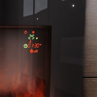 Cecotec ReadyWarm 2600 Curved Flames, Chimenea eléctrica Cecotec ReadyWarm 2600 Curved Flames, Chimenea eléctrica