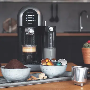 Cecotec Instant-ccino 20 Chic Serie Nera, Cafetera Semiaut Cecotec Instant-ccino 20 Chic Serie Nera, Cafetera Semiaut