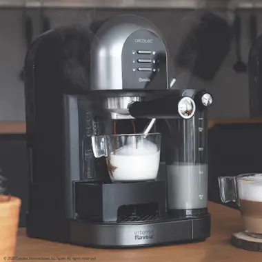 Cecotec Instant-ccino 20 Chic Serie Nera, Cafetera Semiaut Cecotec Instant-ccino 20 Chic Serie Nera, Cafetera Semiaut
