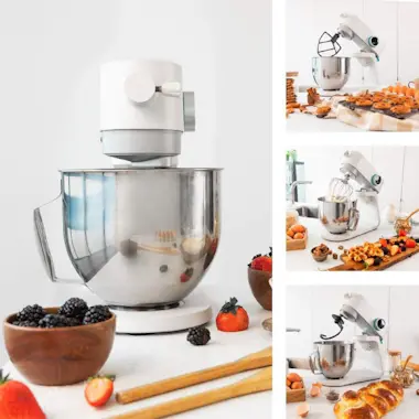 Cecotec Twist&Fusion 4000 Luxury White, Batidora Amasadora Cecotec Twist&Fusion 4000 Luxury White, Batidora Amasadora