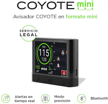 COYOTE Coyote Mini Avisador de radares - DGT Autoriza, Re COYOTE Coyote Mini Avisador de radares - DGT Autoriza, Re