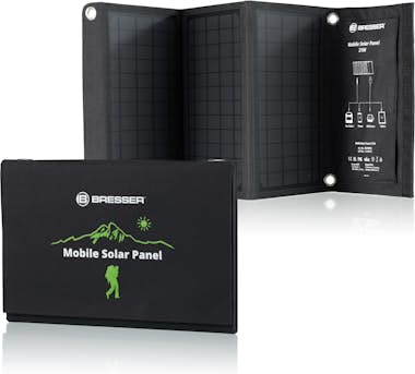 Bresser Panel solar móvil cargador de 21W Bresser Panel solar móvil cargador de 21W