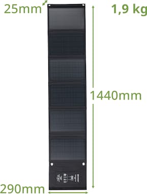 Bresser Panel solar móvil cargador de 40W Bresser Panel solar móvil cargador de 40W