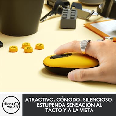 Logitech Logitech POP Mouse with emoji ratón Ambidextro RF Logitech Logitech POP Mouse with emoji ratón Ambidextro RF