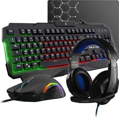 The G-Lab Gaming Argon Combo Calibre + Mouse y alfombra + Au The G-Lab Gaming Argon Combo Calibre + Mouse y alfombra + Au