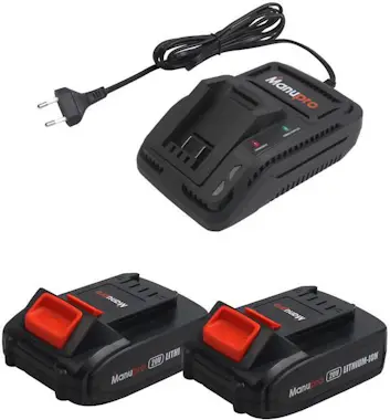 Manupro Taladro atornillador a batería Box 20 V - 2 baterí Manupro Taladro atornillador a batería Box 20 V - 2 baterí