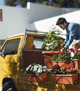 Plastiken Jardinera rectangular Ø 80x26 cm - Terracota Plastiken Jardinera rectangular Ø 80x26 cm - Terracota