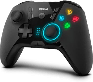 Krom Krom Kloud Negro Bluetooth/USB Gamepad Analógico A Krom Krom Kloud Negro Bluetooth/USB Gamepad Analógico A
