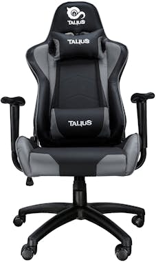 Talius TALIUS Silla Gecko gaming negra/gris, brazos fijos Talius TALIUS Silla Gecko gaming negra/gris, brazos fijos