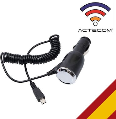 ACTECOM CARGADOR COCHE MECHERO MICRO USB 1 A REAL PARA SMA ACTECOM CARGADOR COCHE MECHERO MICRO USB 1 A REAL PARA SMA