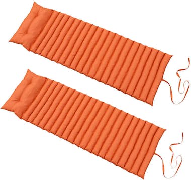Red deco Juego de 2 colchonetas para tomar el sol 180x60CM Red deco Juego de 2 colchonetas para tomar el sol 180x60CM