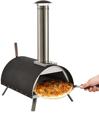 Red deco Horno de pizza al aire libre L82xl40,5cm STROMBOLI