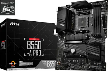 MSI B550-A Pro Placa Base AMD B550 Socket AM4 ATX Negr MSI B550-A Pro Placa Base AMD B550 Socket AM4 ATX Negr