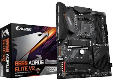 Gigabyte AORUS Elite V2 Placa Base AMD B550 Socket AM4 ATX Gigabyte AORUS Elite V2 Placa Base AMD B550 Socket AM4 ATX
