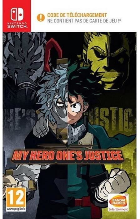 juego my hero ones justice para nintendo switch - codigo en una caja