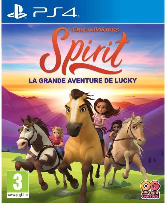 dreamworks spirit - luckys great adventure ps4