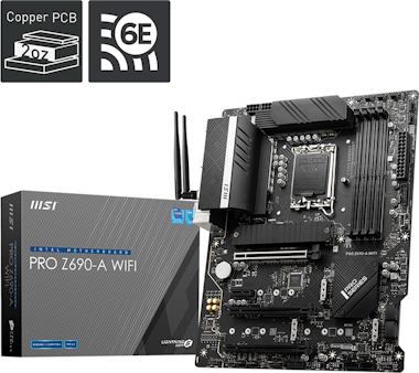 MSI PRO Z690-A WIFI Placa Base Intel Z690 LGA 1700 ATX MSI PRO Z690-A WIFI Placa Base Intel Z690 LGA 1700 ATX