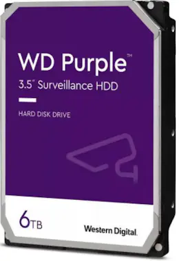 Western Digital WD Púrpura Disco Duro 6 TB 3.5 Pulgadas HDD 175 Mb Western Digital WD Púrpura Disco Duro 6 TB 3.5 Pulgadas HDD 175 Mb