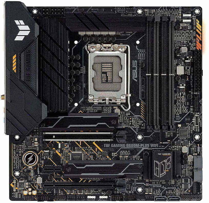 tuf gaming b660m-plus placa base intel b660 lga 1700 ddr5 negro