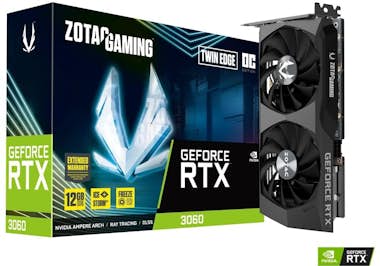 Zotac GEFORCE RTX 3060 Tarjeta Gráfica 12 GB GDDR6 HDMI Zotac GEFORCE RTX 3060 Tarjeta Gráfica 12 GB GDDR6 HDMI