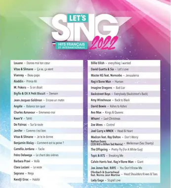 Ravenscourt Lets Sing 2022 - Juego de PS4 con 2 micrófonos Ravenscourt Lets Sing 2022 - Juego de PS4 con 2 micrófonos