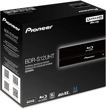 Pioneer BDR-S12UHT Blu-Ray Drive 4K UHD SATA Negro Pioneer BDR-S12UHT Blu-Ray Drive 4K UHD SATA Negro