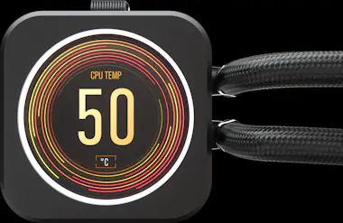 Corsair iCUE H100i ELITE Refrigeración Líquida LCD Negro Corsair iCUE H100i ELITE Refrigeración Líquida LCD Negro