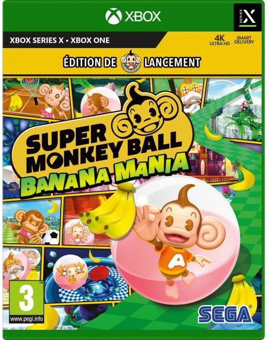 super monkey ball banana mania - edicion de lanzamiento xbox one y xbox series x game